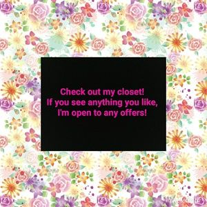 Offers always welcome!